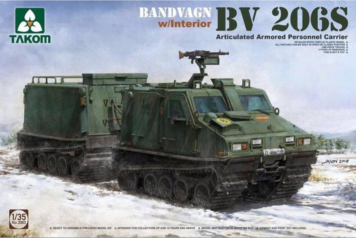 Takom | 2083 | BandVagn BV206S w/Interior | 1:35